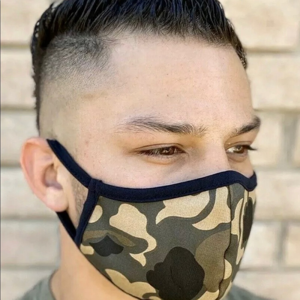 Camouflage Military Double Layer Face Mask Fit